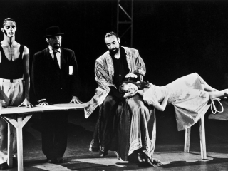 Maurice-Bejart-King Lear-Festival Montpellier Danse 1994-by-Arnaud-Caravielhe