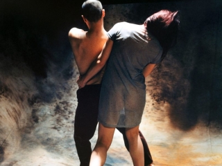 Companie Mi-Octobre-Partiellement Effac&eacute;-Paris-2000-by Arnaud Caravielhe